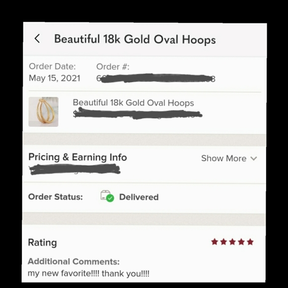 FIRM Beautiful 18k Gold Plated Hoops - Picture 4 of 5